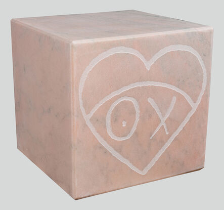 André Saraiva, ‘Mr. A Pink Marble Cube 35 cm 2’, 2018