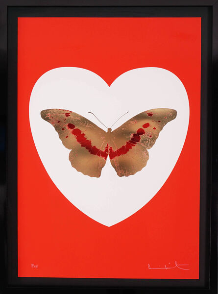 Damien Hirst, ‘I Love You Red/Gold Butterfly ’, 2015
