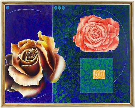 Unknown, ‘Surrealist Trompe L'oeil, Lush Roses’, 20th Century