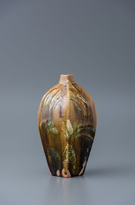 Ken Matsuzaki, ‘Vase, oribe glaze’