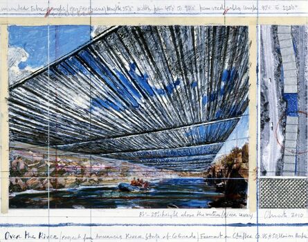 Christo, ‘Over The River, Project for Arkansas River, State of Colorado’