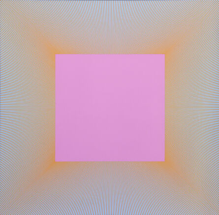 Richard Anuszkiewicz, ‘Light Magenta Square’, 1978