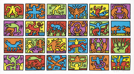 Keith Haring, ‘RETROSPECT’, 1989