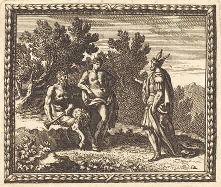 Jean Lepautre, ‘Midas with Apollo and Pan’, published 1676