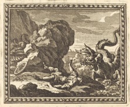 Jean Lepautre, ‘Hippolytus and the Sea Monster’, published 1676