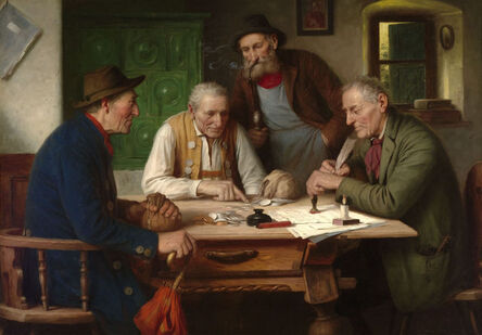 Josef Wagner-Hohenberg, ‘Settling the Account’, 19th century
