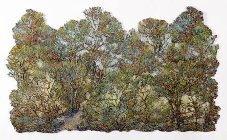 Lesley Richmond, ‘Green Gold Forest’, 2019