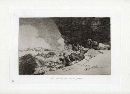 Francisco de Goya, ‘Lo Mismo en Otras Partes’, 1863