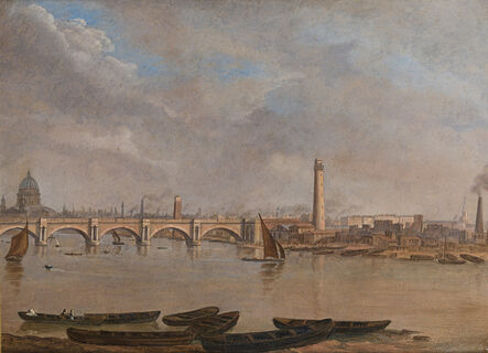 English School 19th century, ‘View of the Thames’, ca. 1826-1836