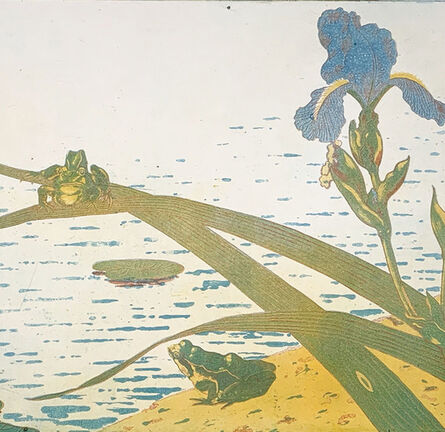Charles Houdard, ‘"Grenouilles et iris"’, 1894