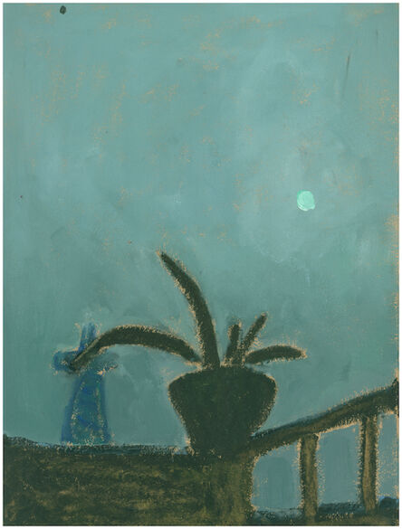 Li Shan 李珊 (b. 1957), ‘A Tower under the Moonlight 月光下的塔’, 1975