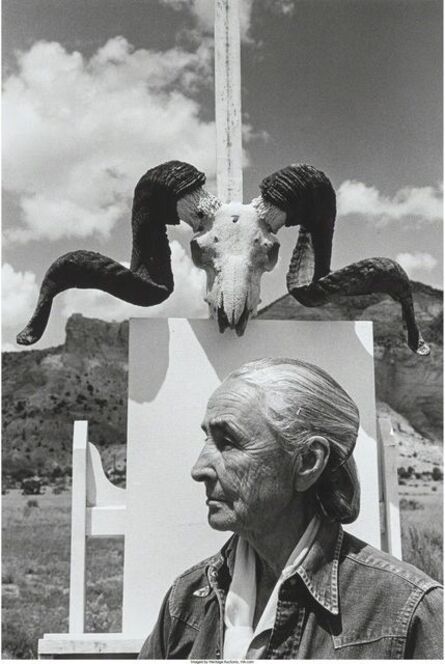Arnold Newman, ‘Georgia O'Keefe, Ghost Ranch, New Mexico’, 1968