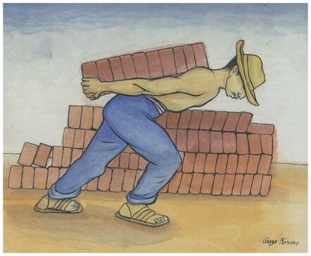 Diego Rivera, ‘Cargador de Ladrillos’, 20th Century