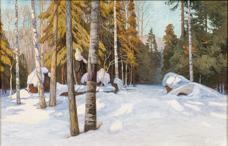 Walter Launt Palmer, ‘Winter Woodlands’