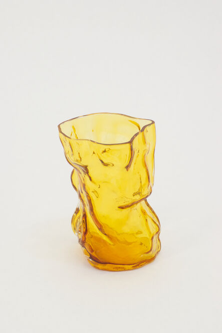 FOS, ‘Mini Mountain Vase - Amber’, 2019