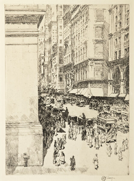 Childe Hassam, ‘Fifth Avenue, Noon’, 1916