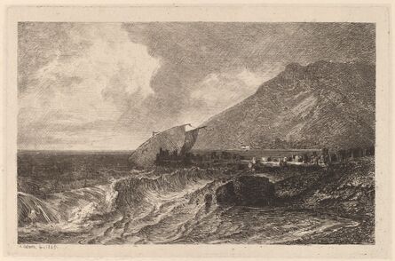 Alexandre Calame, ‘Shipwreck on a Shore’, 1845