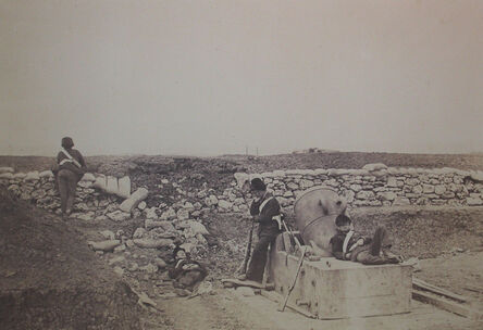 Roger Fenton, ‘A Quiet Day in the Mortar Battery’