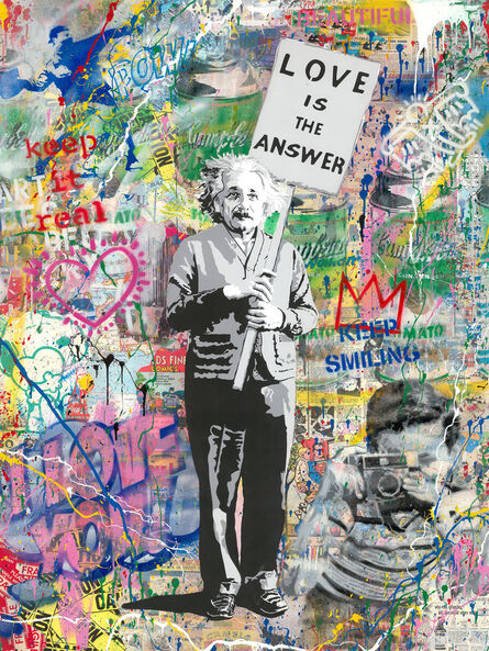 Mr. Brainwash, ‘Einstein’, 2020