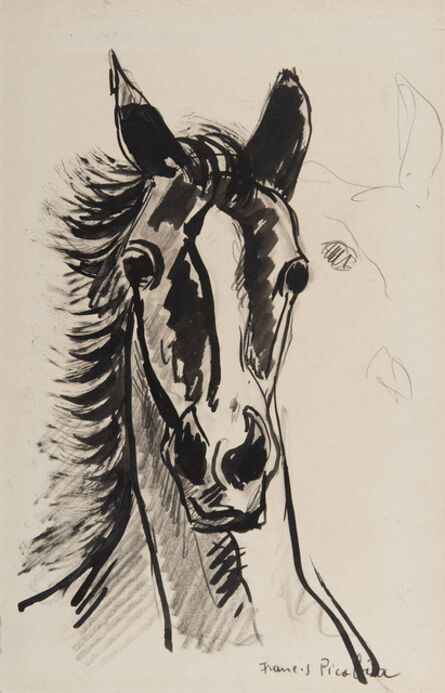 Francis Picabia, ‘Tête de cheval’, 1937-1938