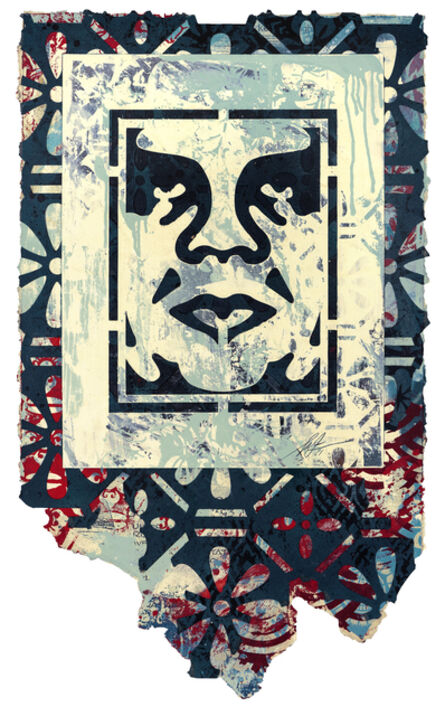 Shepard Fairey, ‘Icon Stencil (Medicine Pattern)’, 2021