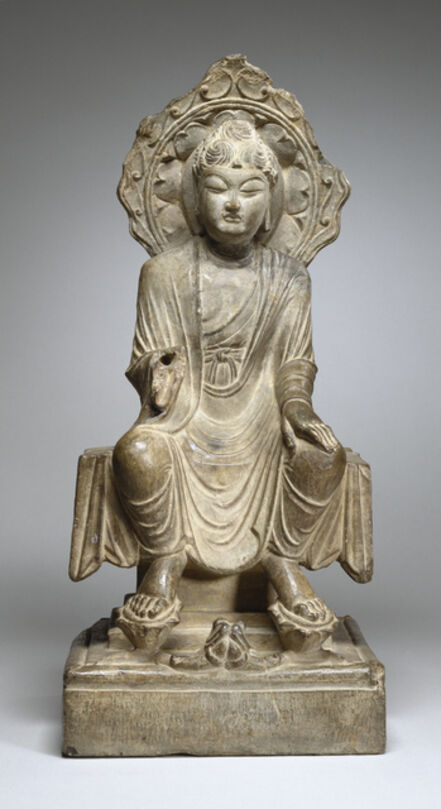 ‘Seated Maitreya’, Early 8th century 