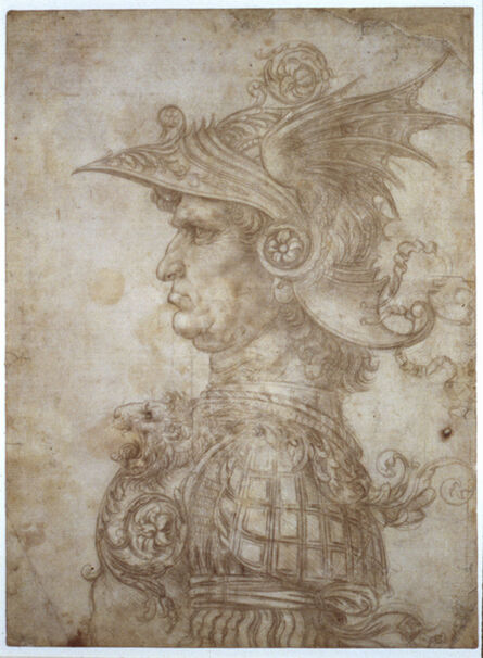 Leonardo da Vinci, ‘Bust of a warrior’, c. 1475