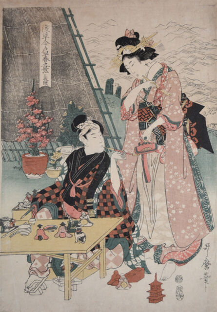 Kitagawa Utamaro II, ‘Asakusa Market in Early Summer’, 1807