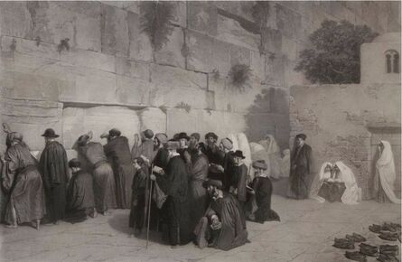 Alexandre Bida, ‘Les Juifs devant le mur de Salomon’, ca. 1890