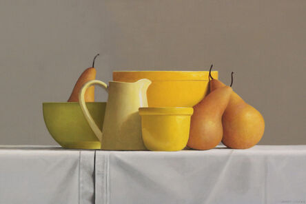 Janet Rickus, ‘Bosc Pears and Pottery ’, 2018