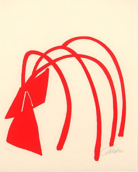 Alexander Calder, ‘Four Arches Original Print Sculpture by Alexander Calder’, 1974