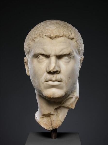 Unknown Roman, ‘Marble portrait of the emperor Caracalla’, 212–217