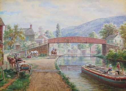 Edward Lamson Henry, ‘Delaware & Hudson Canal, Ellenville NY’, 1900