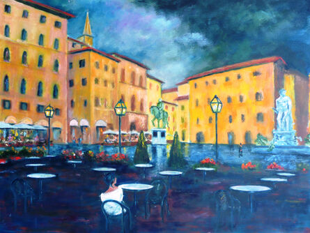 William Kelley, ‘Cafe Rivoire, Piazza della Signoria, Firenze’, 2012