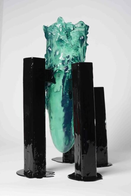Gaetano Pesce, ‘Green Flame Vase’, 2012