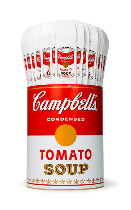 Andy Warhol, ‘Campbell's Soup Cans (Set of 32 skateboards) + 1 Giant Campbell's Soup Can (Box)’, 2016
