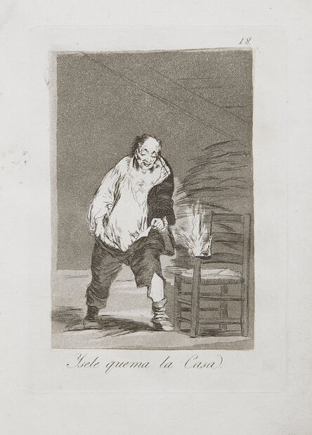 Francisco de Goya, ‘Ysele Quema La Casa’, 1799