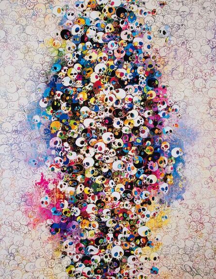 Takashi Murakami, ‘Who's Afraid of Red, Yellow, and Blue & Death’, 2010