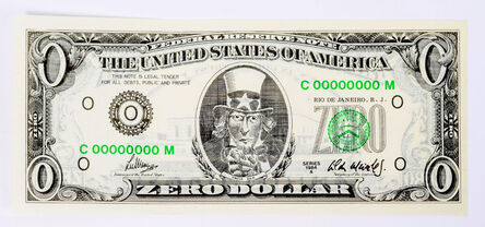 Cildo Meireles, ‘Zero Dollar’, 1978-1984 