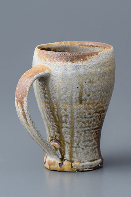 Ken Matsuzaki, ‘Beer mug, yohen natural ash glaze’, 2018