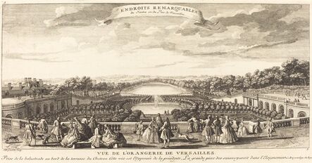Jean-Baptiste Rigaud, ‘Vue de l'Orangerie de Versailles’