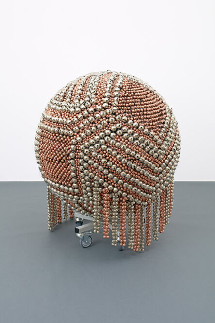 Haegue Yang, ‘Sonic Sphere – Diagonally-ornamented Copper and Nickel’, 2015