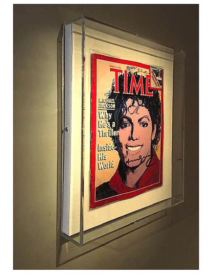 Andy Warhol, ‘Time Magazine, SIGNED, 1984, Estate of Dealer Dorothy Berenson Blau, UNIQUE’, 1984