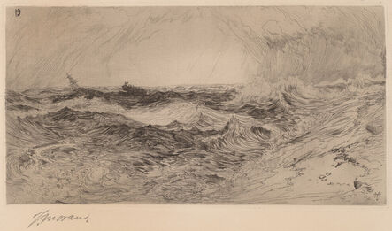 Thomas Moran, ‘The Resounding Sea’, 1886