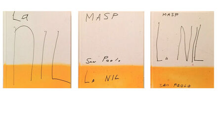 Julian Schnabel, ‘Set of 3- "La NIL", Book Editions, UNIQUE Painted Covers’, 2014