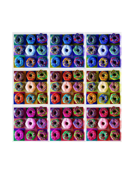 Julia McLaurin, ‘Donut Grid’, 2018