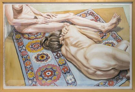 Philip Pearlstein, ‘Two Models Against a Wall and Lying on a Rug’, 1980