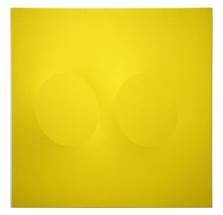 Turi Simeti, ‘2 ovali gialli’, 2020