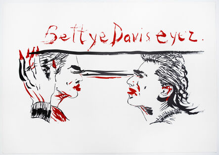 Raymond Pettibon, ‘Untitled (Betty Davis Eyez)’, 2018