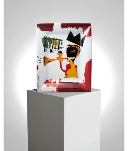Jean-Michel Basquiat, ‘Trumpet Tray’, 2021